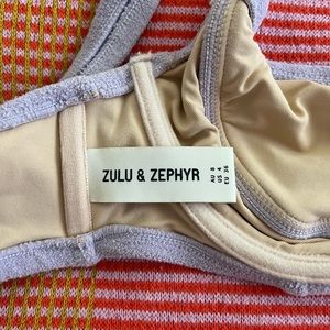Zulu and Zephyr Towelling bikini lilac